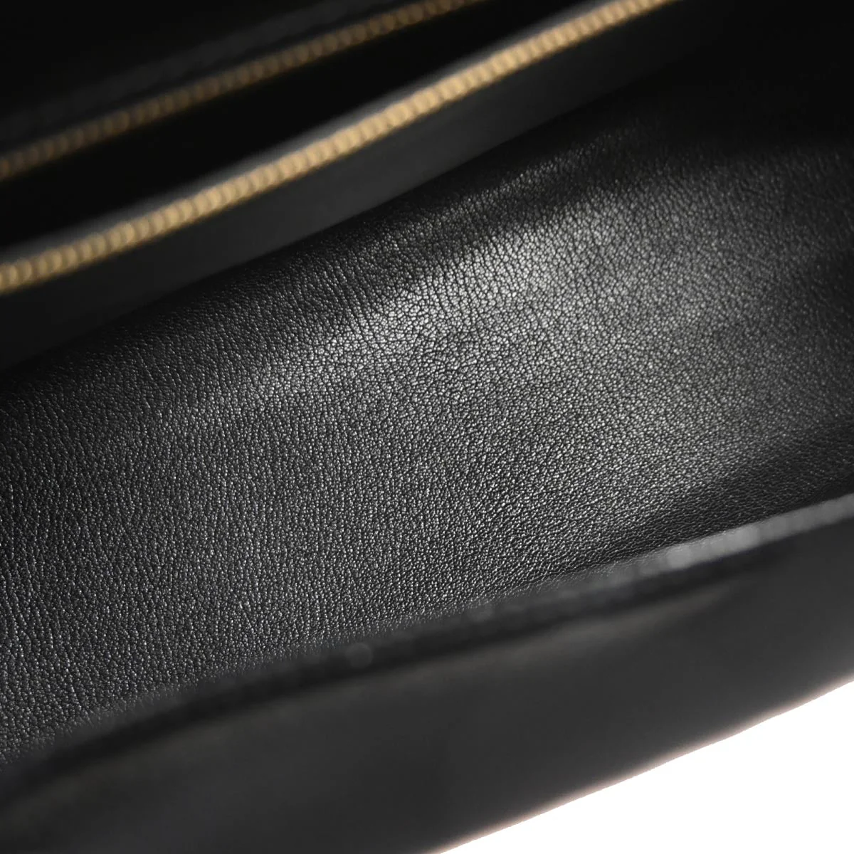 Hermes Black Box Calf Kelly 32 Sellier 2way Shoulder Handbag - Image 8
