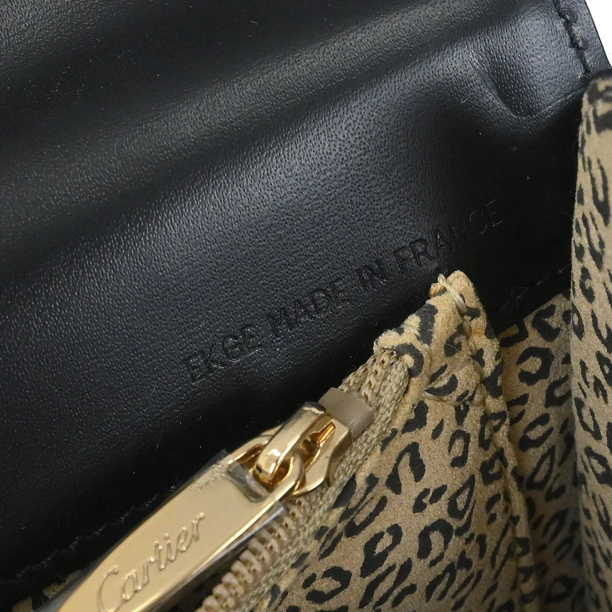 Cartier Black Pony Hair Panthere Handbag - Image 10