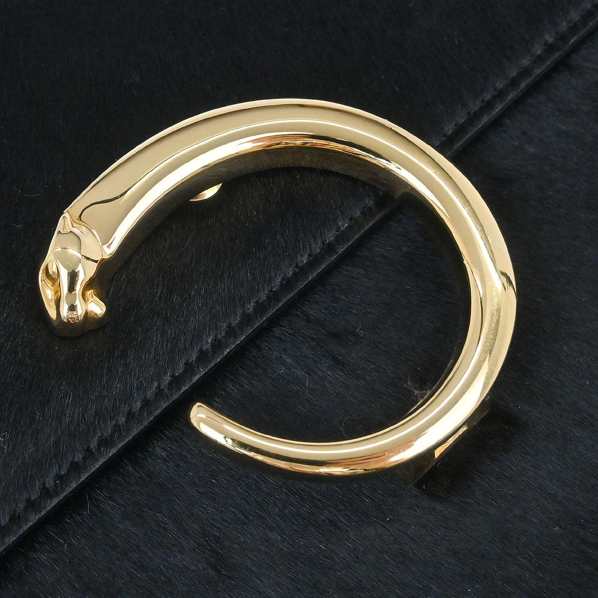 Cartier Black Pony Hair Panthere Handbag - Image 4