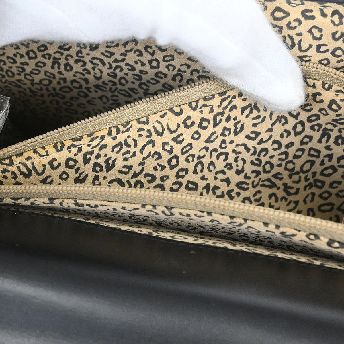 Cartier Black Pony Hair Panthere Handbag - Image 9