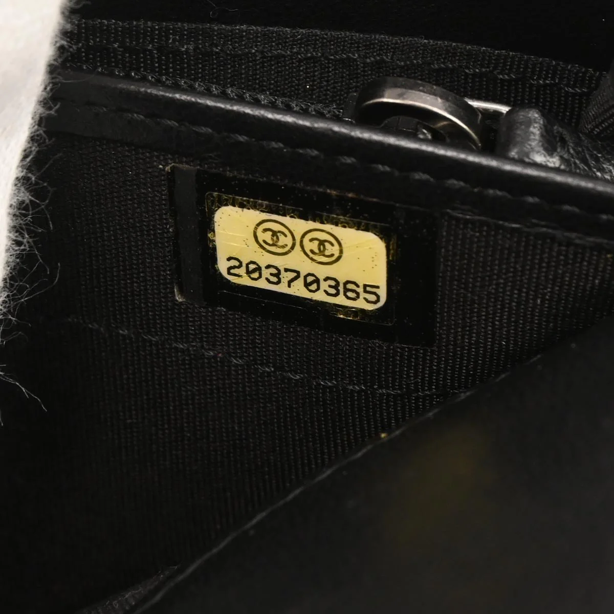Boy Chanel 2014-2015 Black Lambskin Chain WOC Shoulder Bag - Image 9