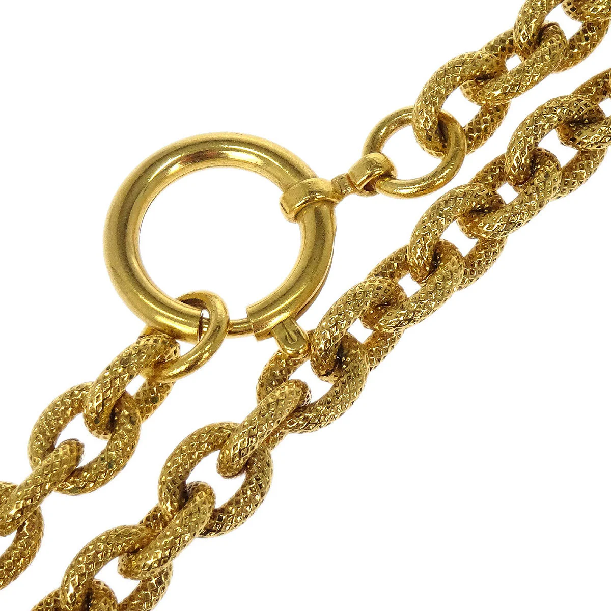 Chanel Gold Medallion CC Chain Pendant Necklace 93A - Image 3