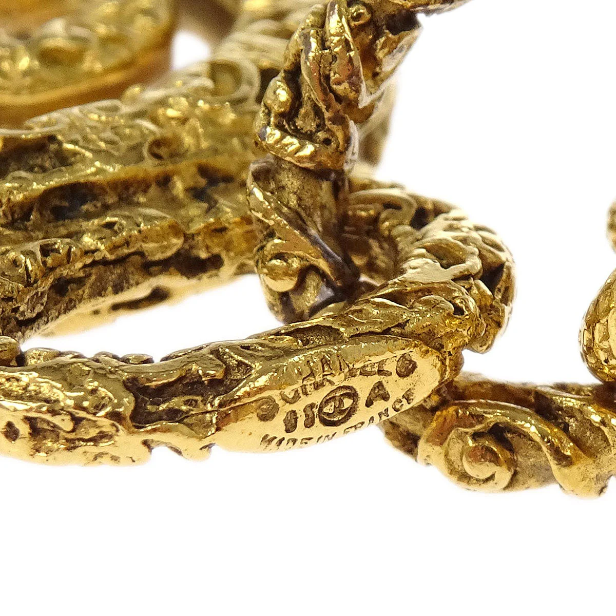 Chanel Gold Medallion CC Chain Pendant Necklace 93A - Image 4