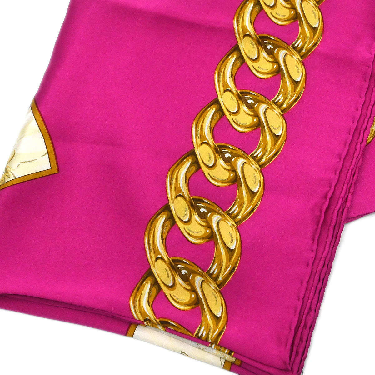 Chanel Pink Scarf Small Good - Image 3