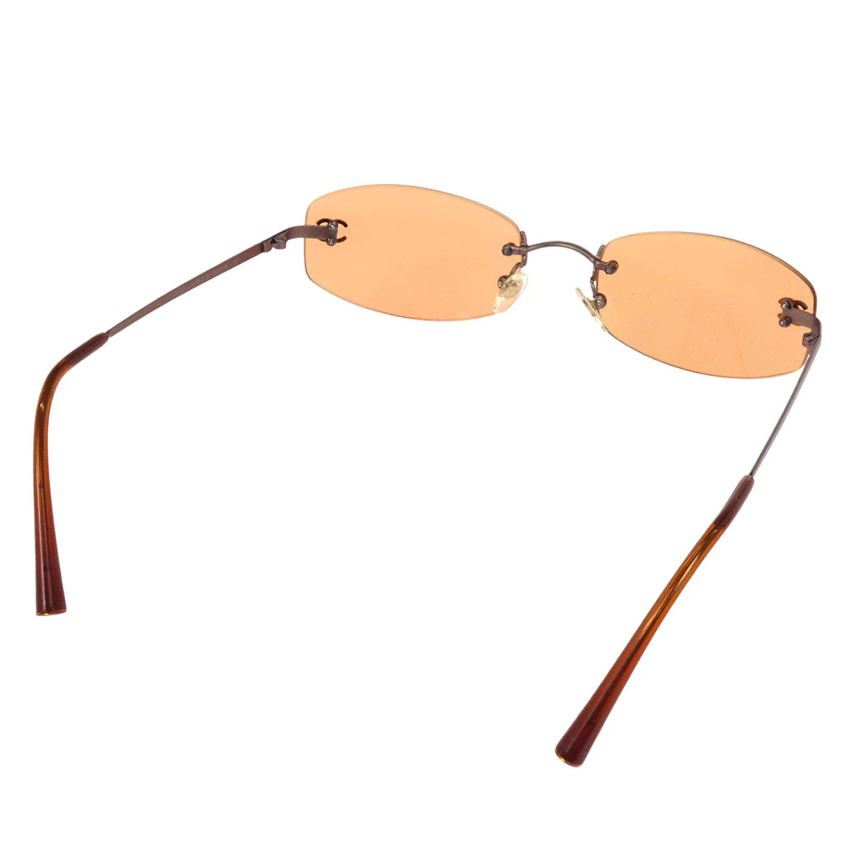 Chanel Sunglasses Eyewear Orange 54□19 Small Good - Image 2