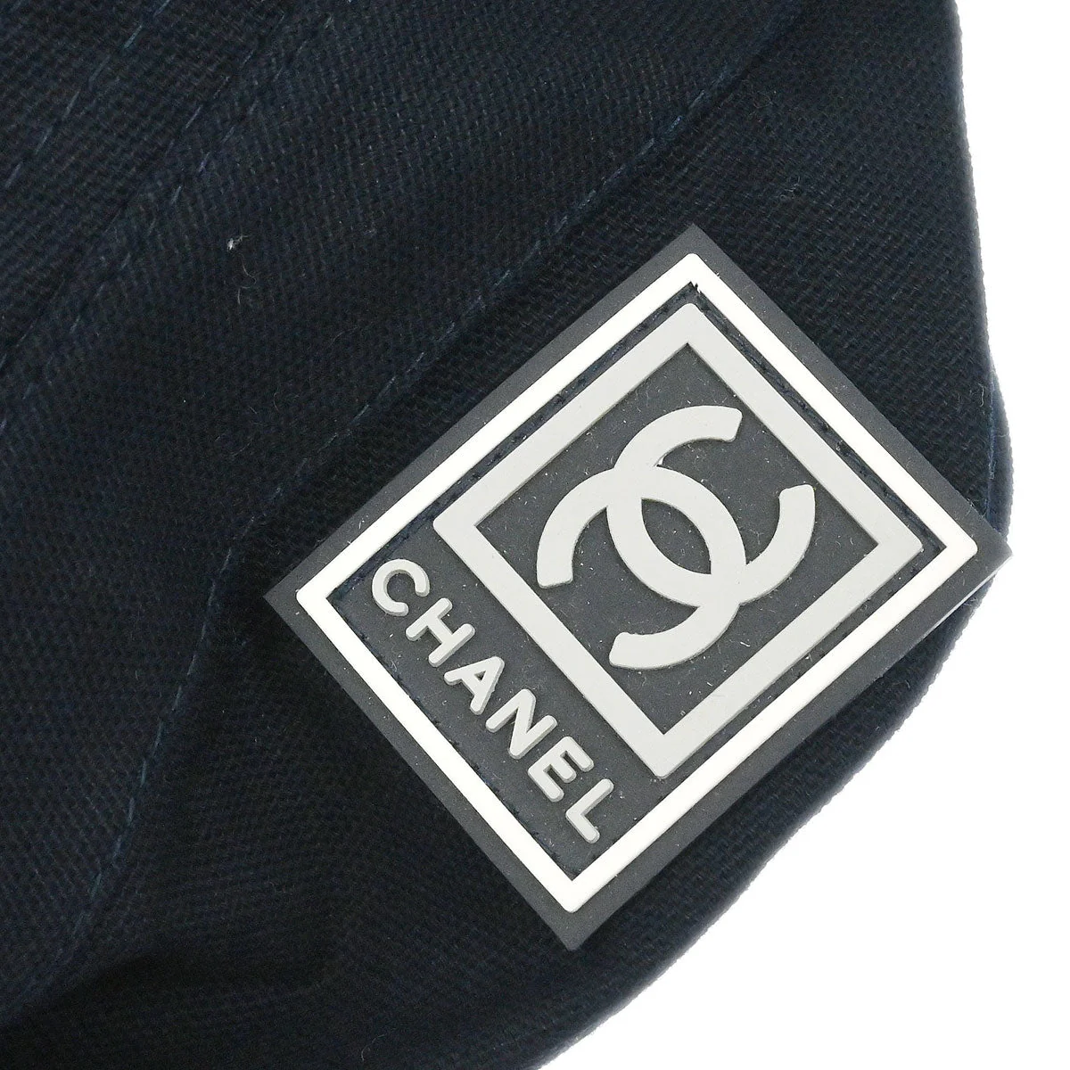 Chanel Navy Sport Line Bucket Hat #M Small Good - Image 4