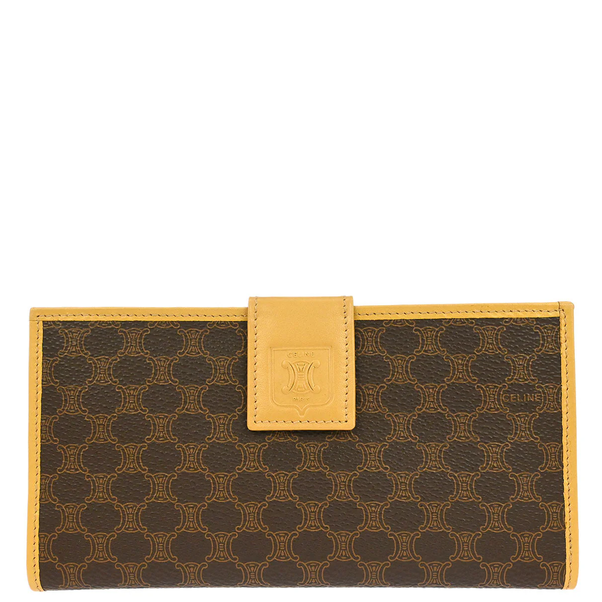 Celine Brown PVC Macadam Wallet