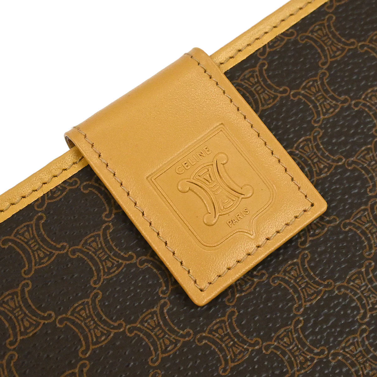 Celine Brown PVC Macadam Wallet - Image 3