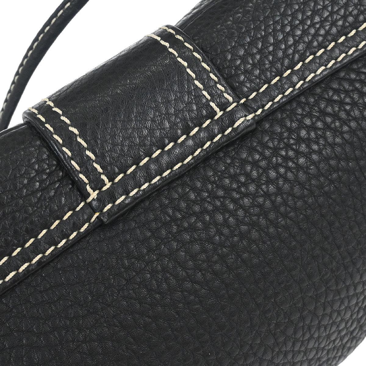 Celine Black Leather Handbag - Image 5
