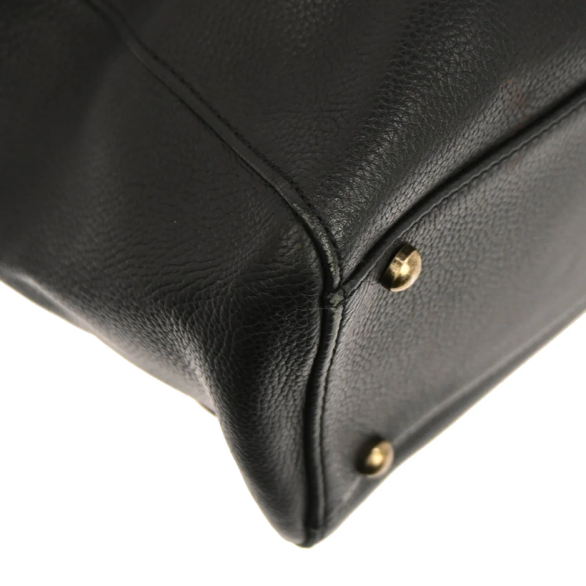 Chanel 2000-2002 Black Calfskin 2way Shoulder Tote Bag - Image 5
