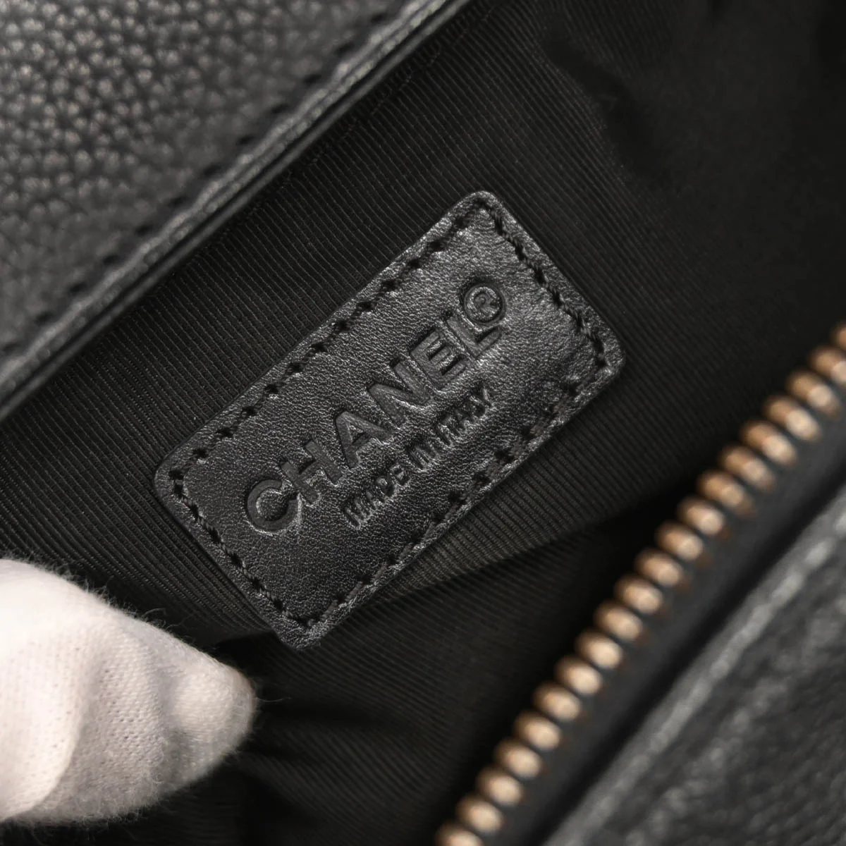 Chanel 2000-2002 Black Calfskin 2way Shoulder Tote Bag - Image 8