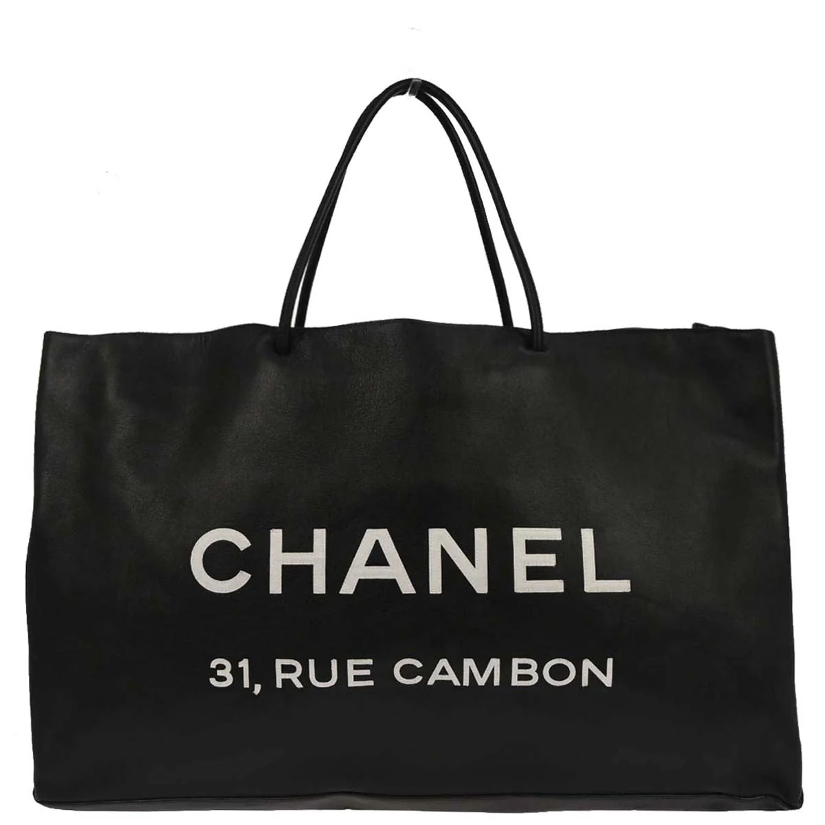 Chanel 2008-2009 Black Calfskin Essential Tote Bag