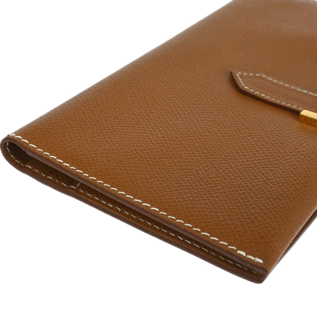 Hermes Gold Epsom Bearn Bifold Long Wallet - Image 4