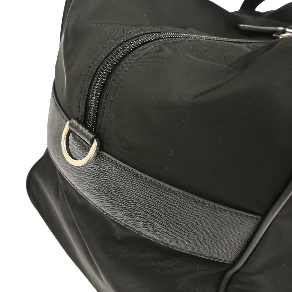 Prada Black Nylon 2way Duffle Shoulder Handbag - Image 3