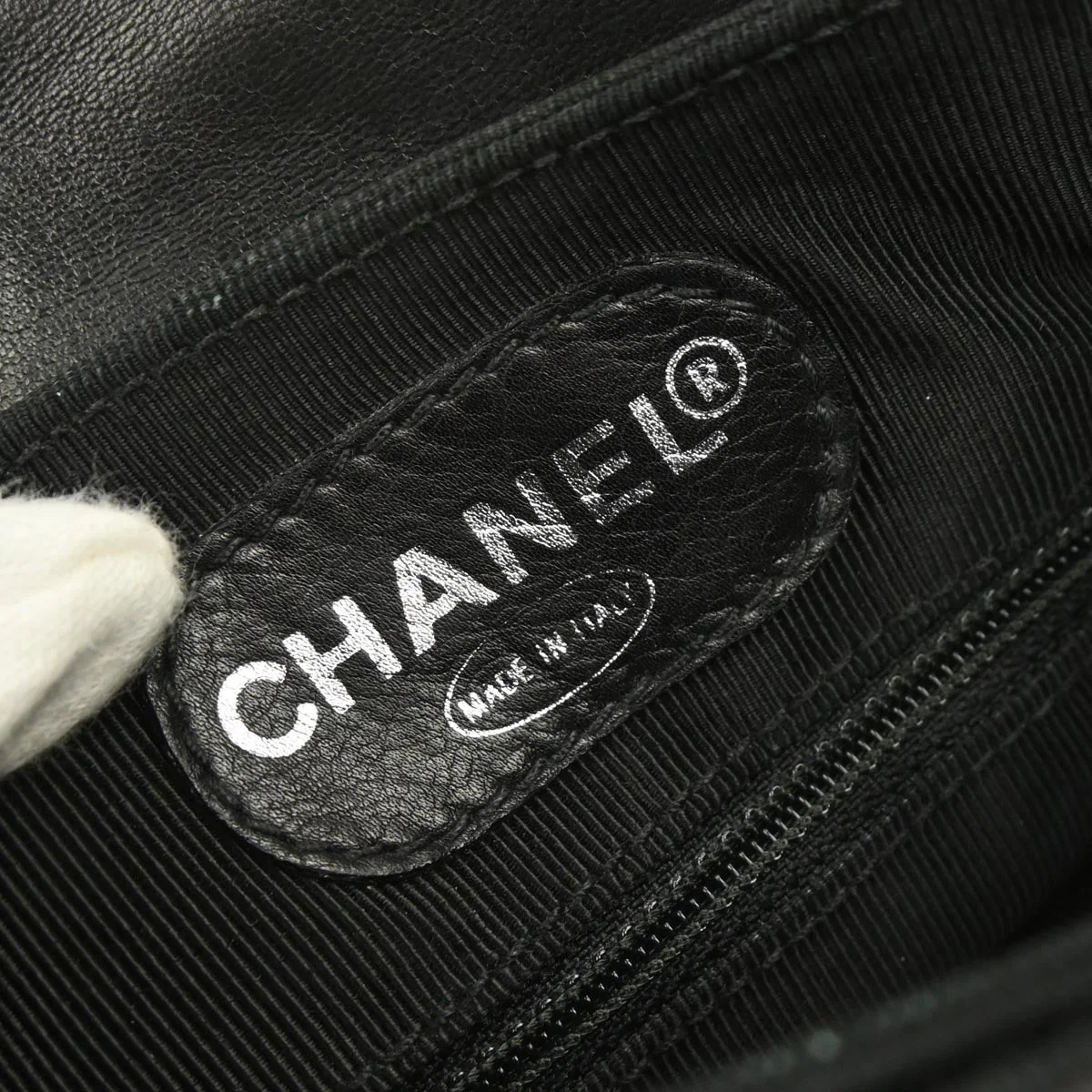 Chanel Black Lambskin Backpack - Image 9