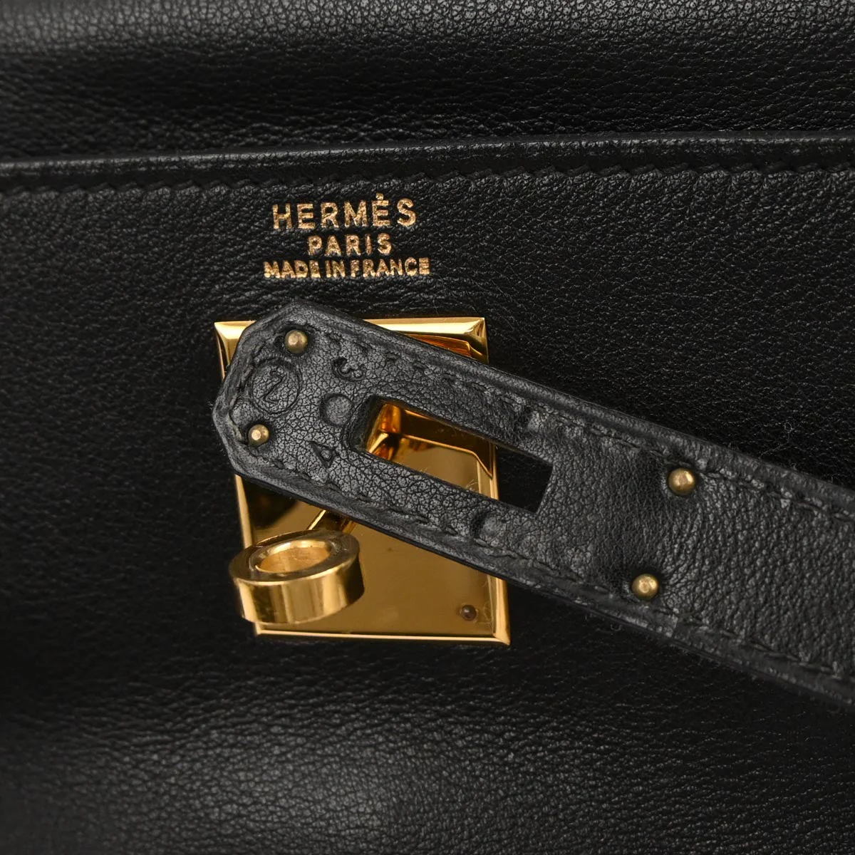 Hermes Black Gulliver Kelly 32 Retourne 2way Shoulder Handbag - Image 10