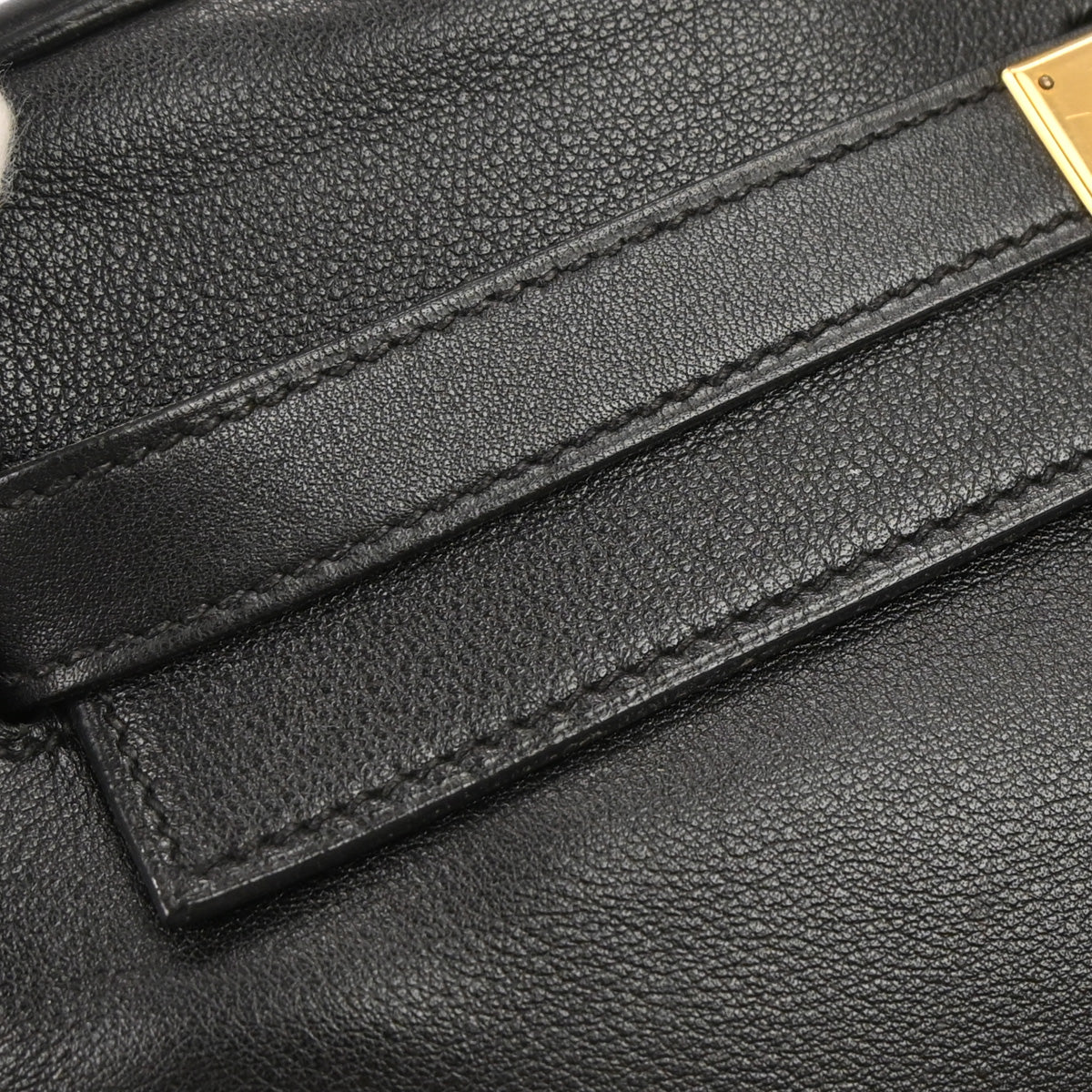 Hermes Black Gulliver Kelly 32 Retourne 2way Shoulder Handbag - Image 6
