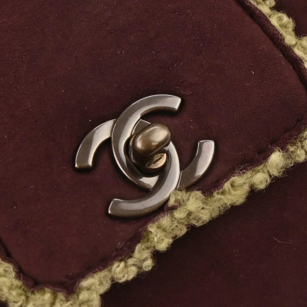 Chanel Brown Mouton Tote Handbag - Image 3