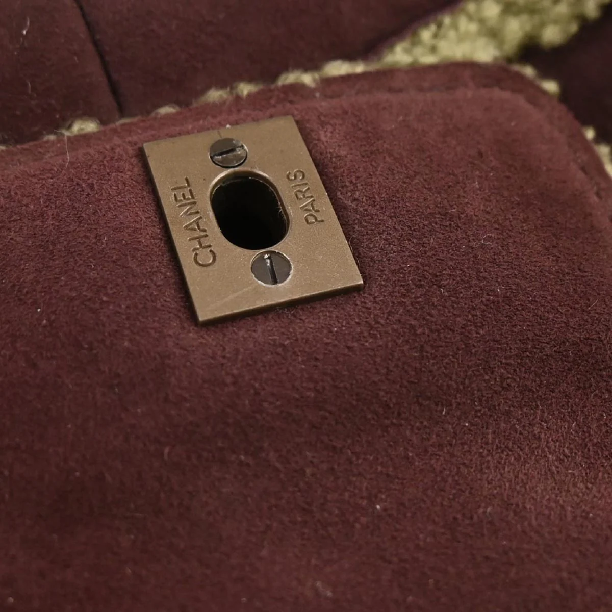 Chanel Brown Mouton Tote Handbag - Image 7