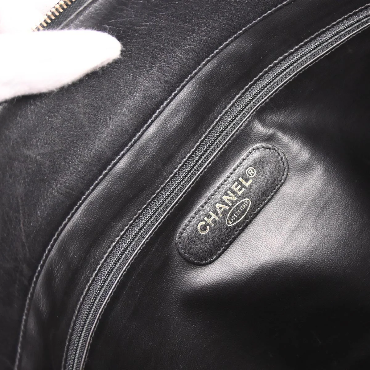 Chanel Black Lambskin Bicolore Supermodel Shoulder Bag - Image 9