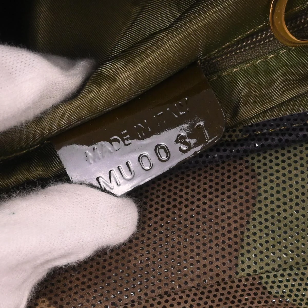 Christian Dior Green Camouflage Double Saddle Handbag - Image 10