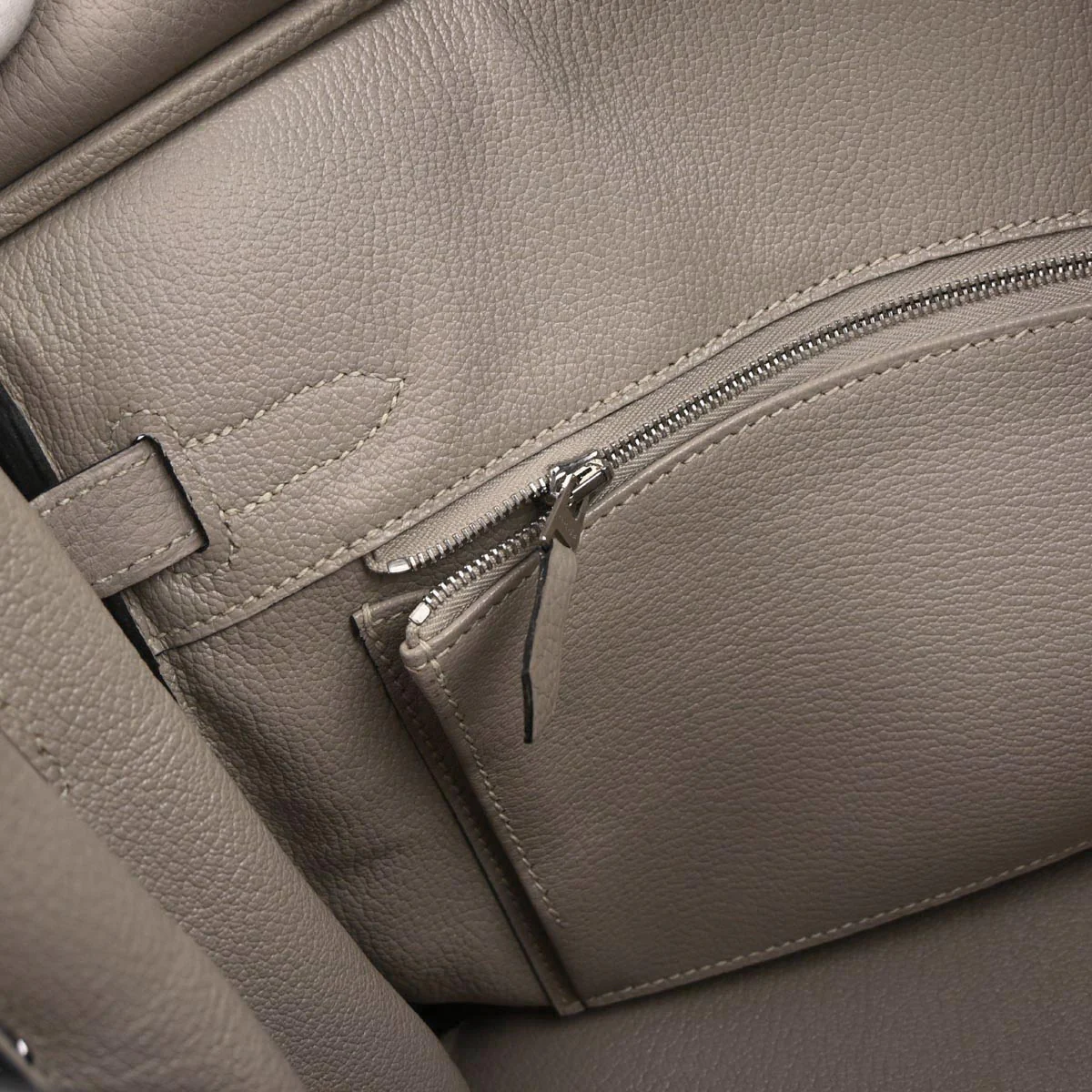 Hermes Gris Tourterelle Togo Birkin 30 Handbag - Image 4