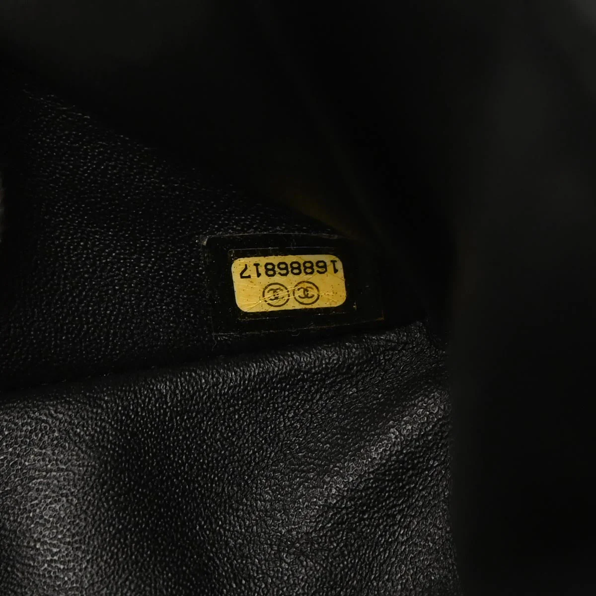 Chanel 2012 Black Calfskin Icon 2.55 Medium Classic Double Flap Shoulder Bag - Image 11