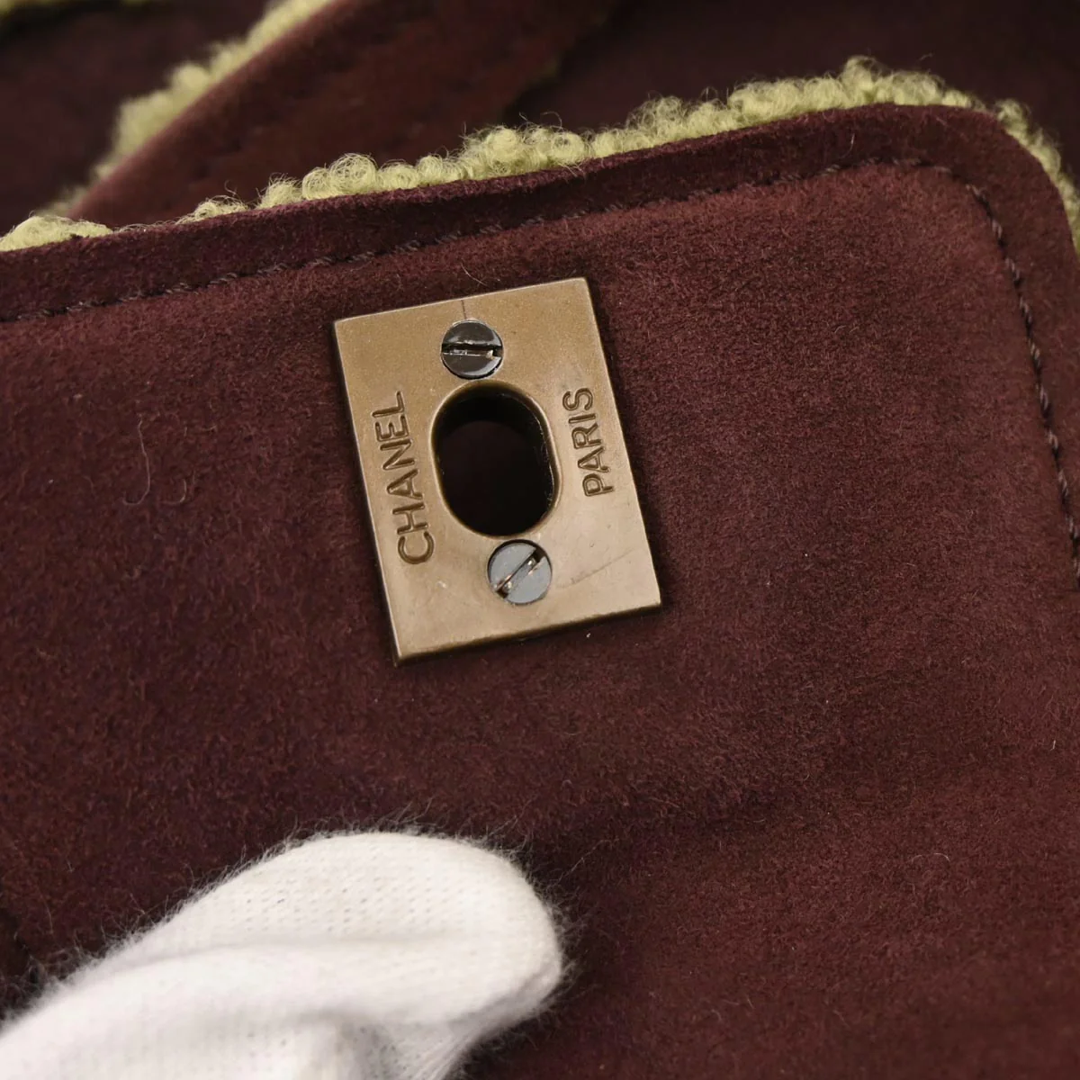 Chanel Brown Mouton Tote Handbag - Image 6