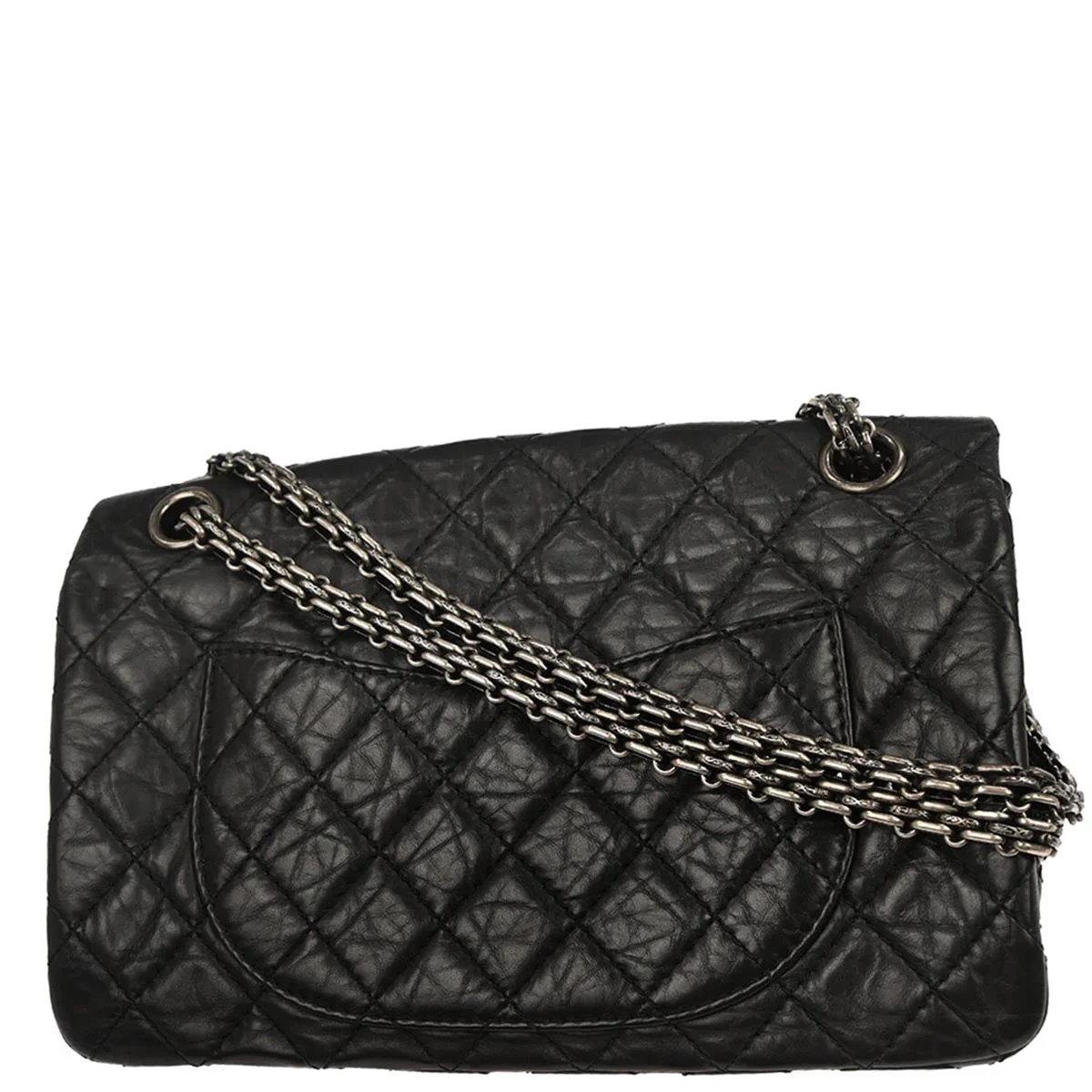Chanel 2011 Black Calfskin Mademoiselle Lock Shoulder Bag - Image 2