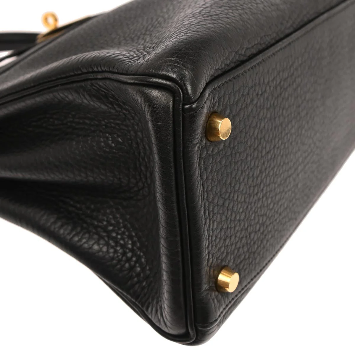 Hermes Black Togo Kelly 32 Retourne 2way Shoulder Handbag - Image 3