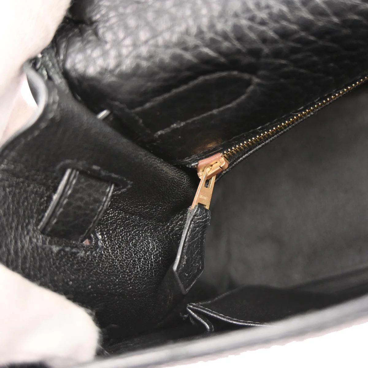 Hermes Black Togo Kelly 32 Retourne 2way Shoulder Handbag - Image 7