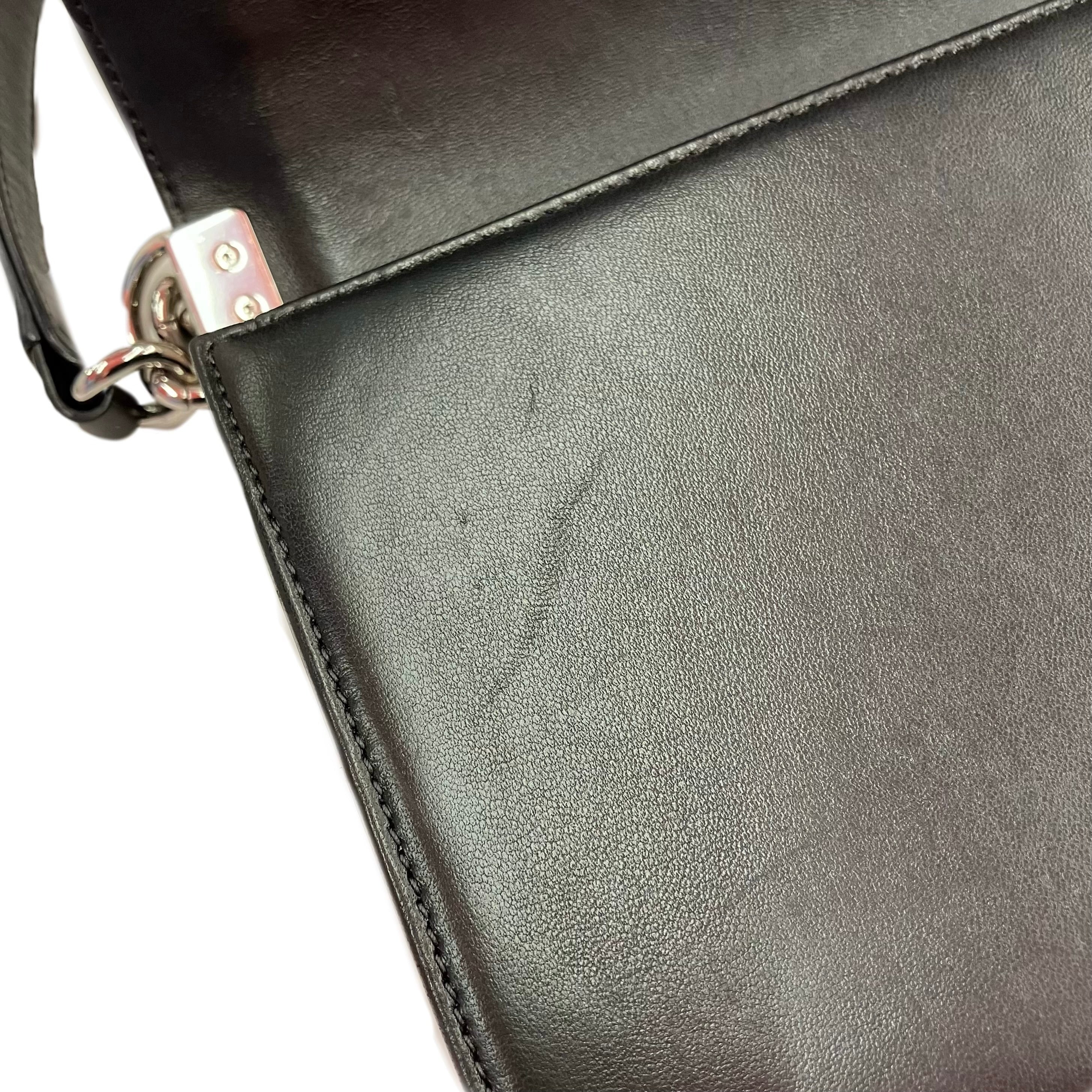 Boy Chanel 2017-2018 Black Lambskin Sequins Medium Shoulder Bag - Image 11