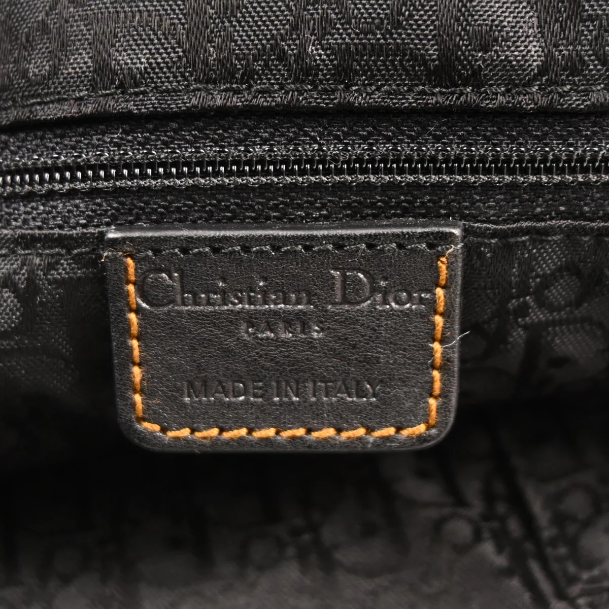 Christian Dior Black Gaucho Crossbody Bag - Image 9