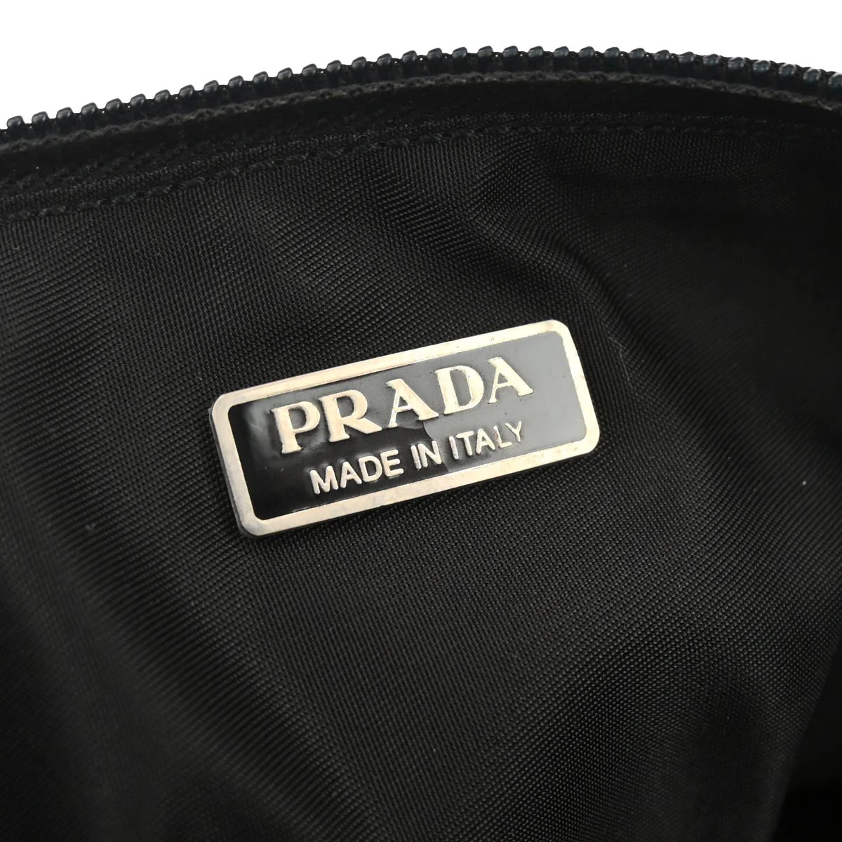 Prada Black Nylon Handbag - Image 9