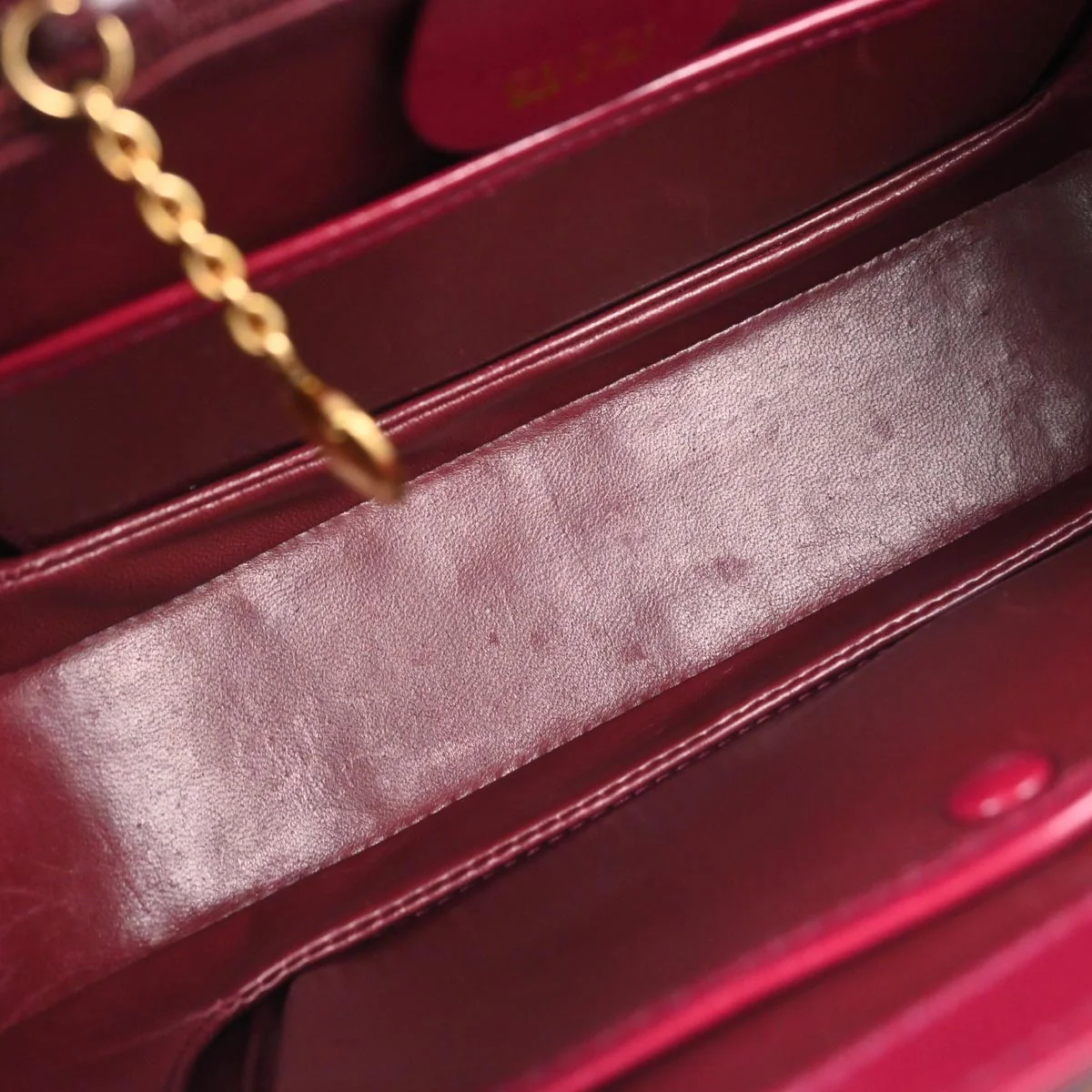 Gucci * Purple Crocodile Bamboo 2way Shoulder Handbag - Image 8