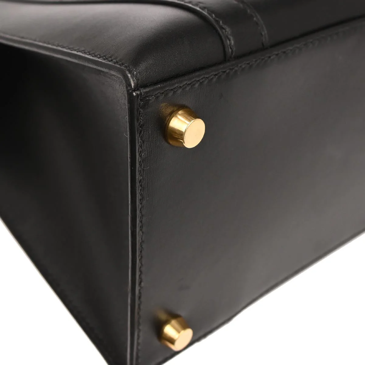 Hermes Black Box Calf Drag 2 32 Handbag - Image 3