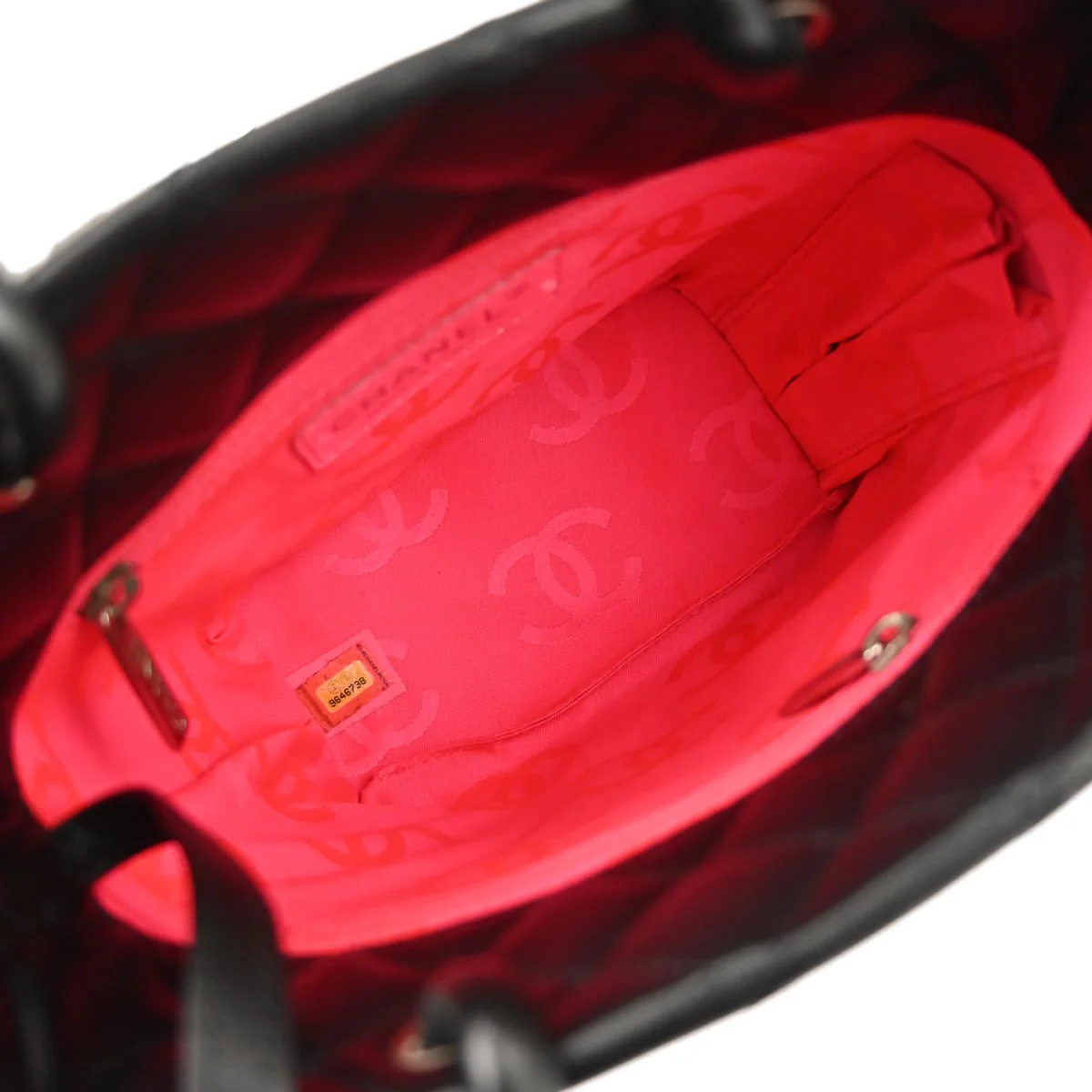Chanel Black Calfskin Cambon Ligne Tote Handbag - Image 5