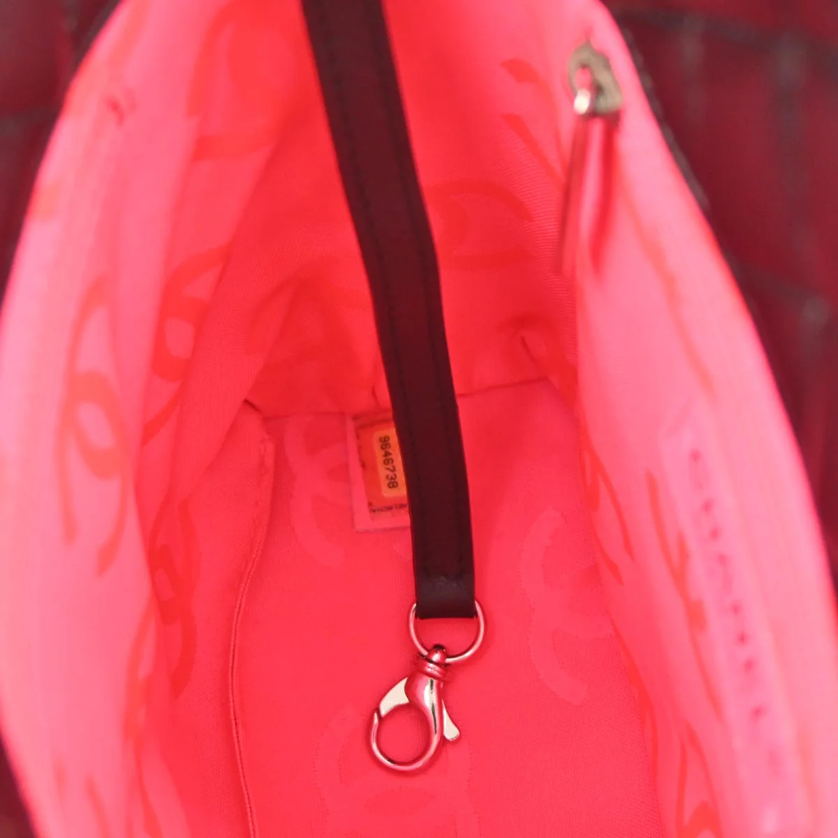 Chanel Black Calfskin Cambon Ligne Tote Handbag - Image 9