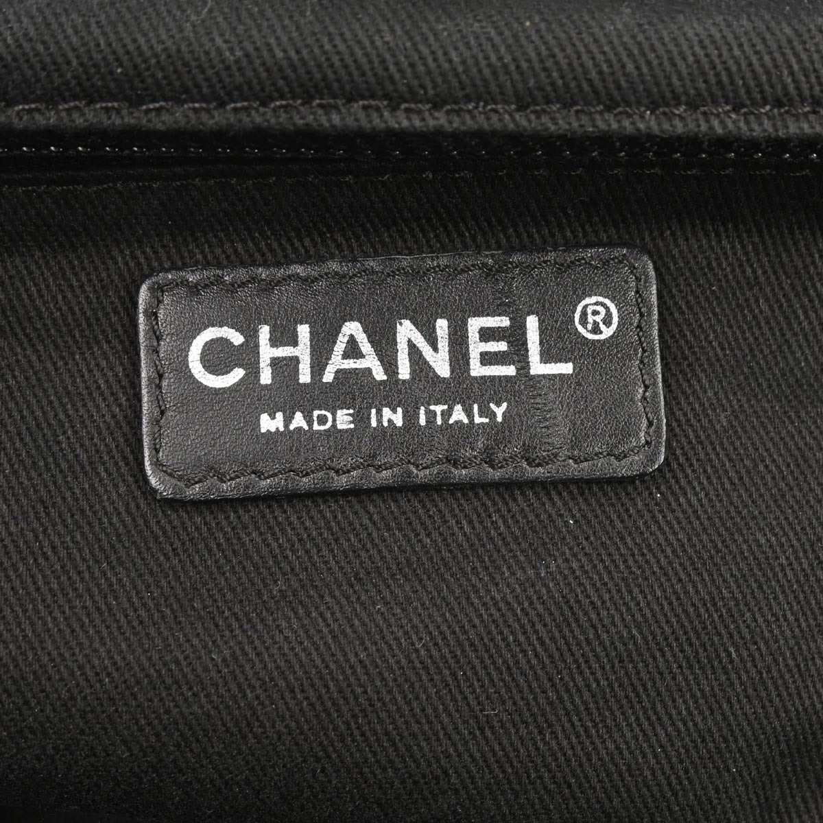 Chanel 2006-2008 Black Lambskin Ritz Flap Handbag - Image 7