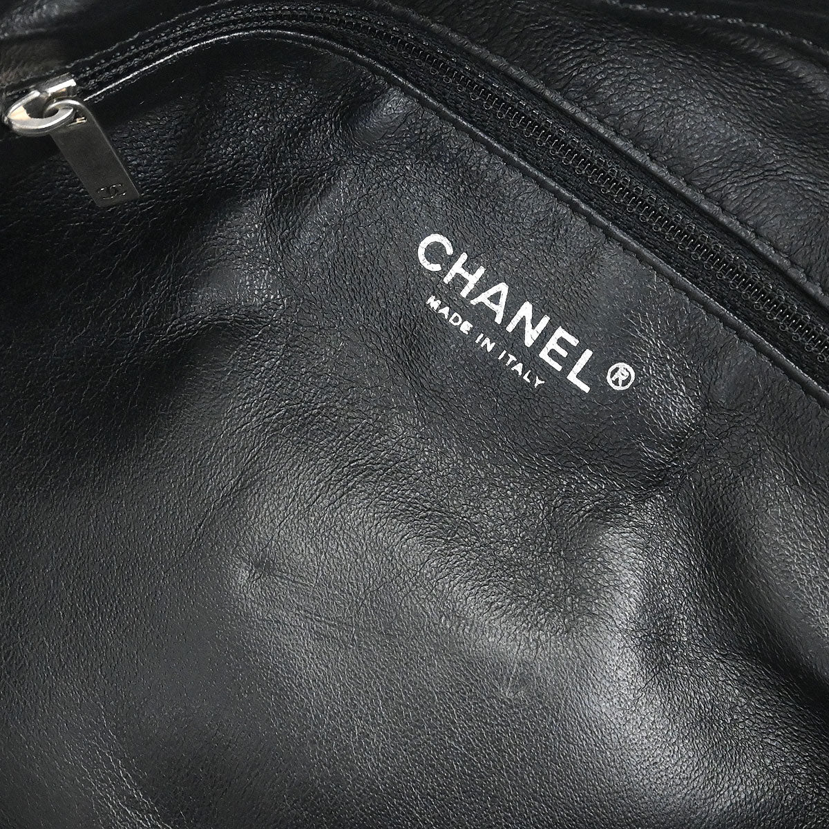 Chanel 2005-2006 Black Calfskin Luxury Line Tote Bag - Image 7