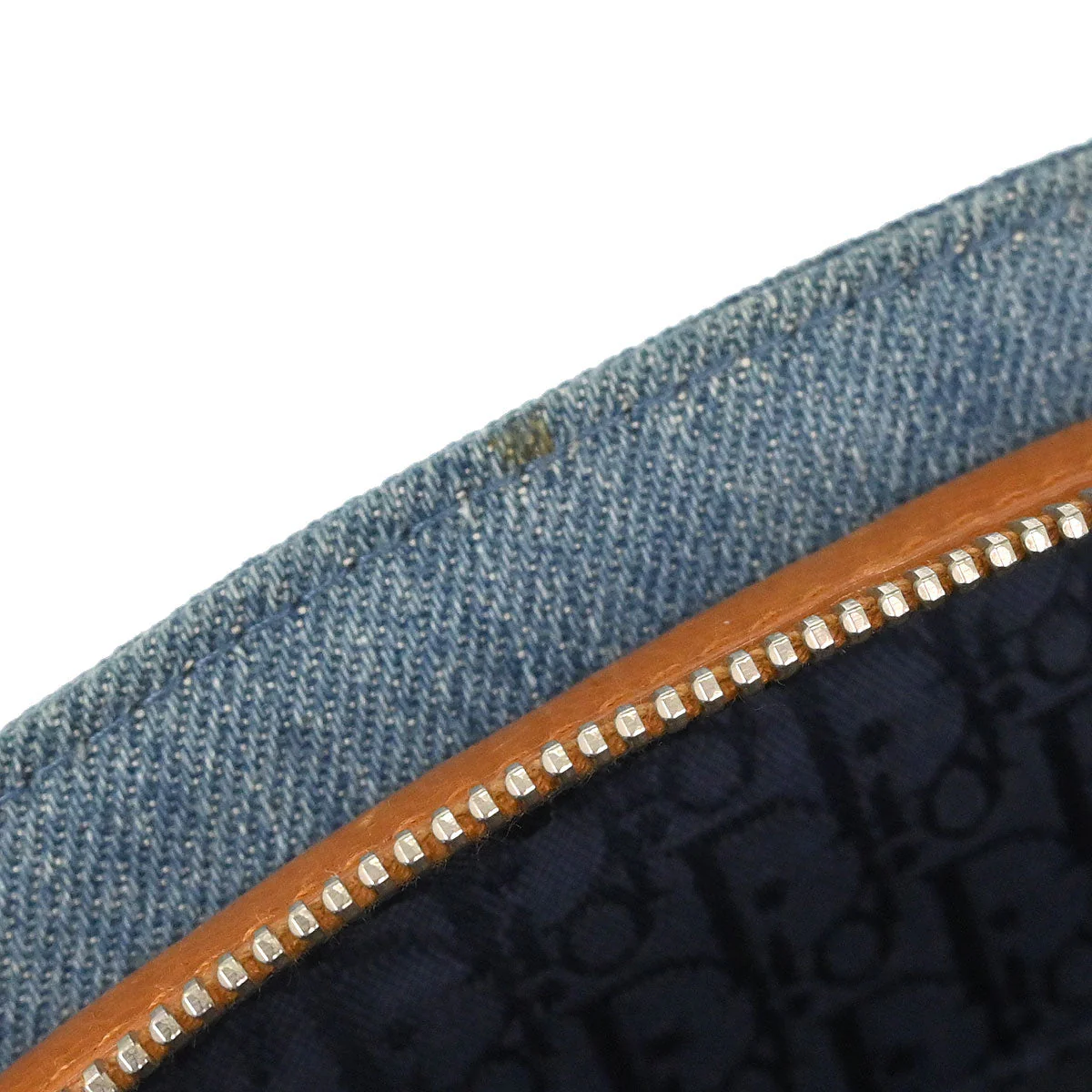 Christian Dior Blue Denim Detective Handbag - Image 10