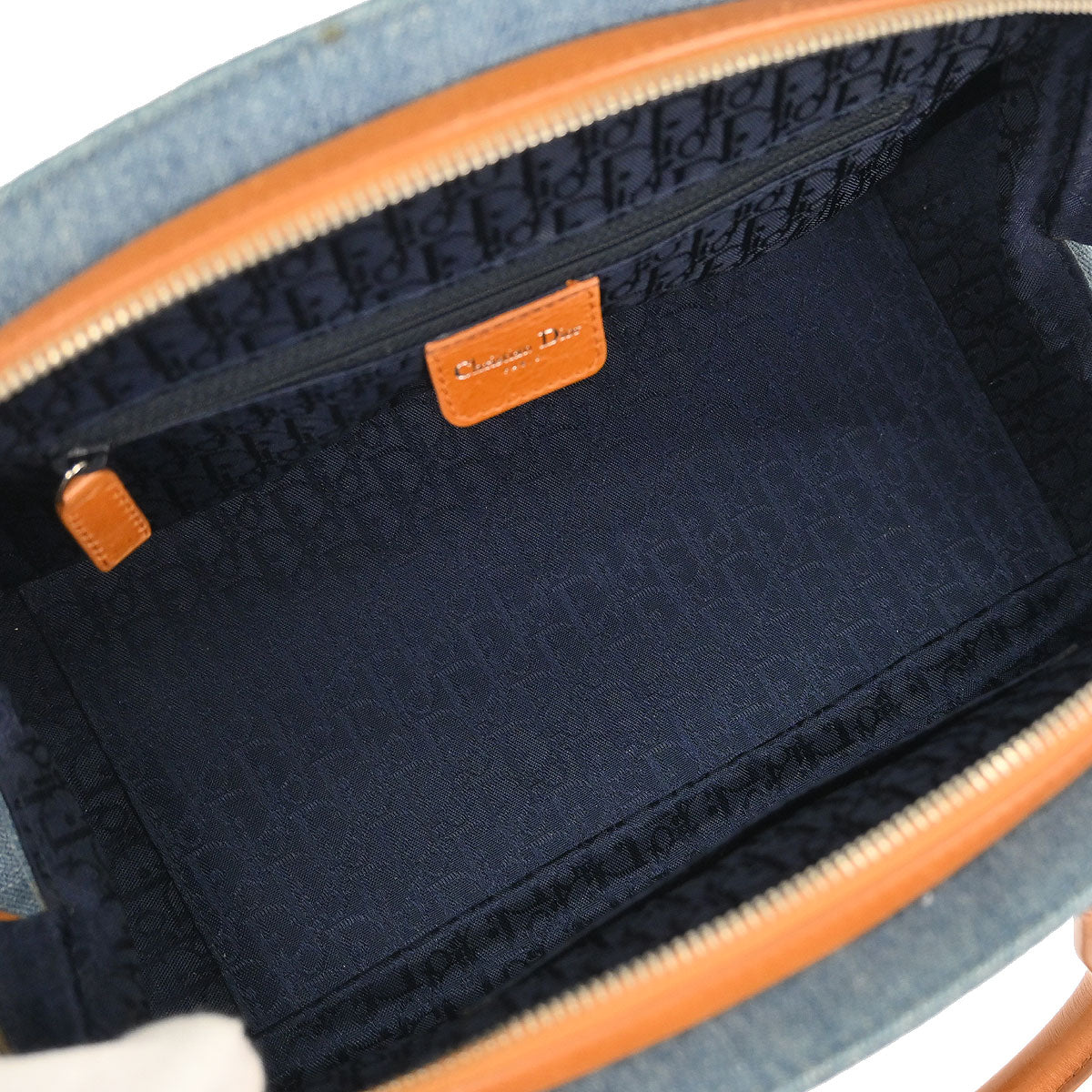 Christian Dior Blue Denim Detective Handbag - Image 8