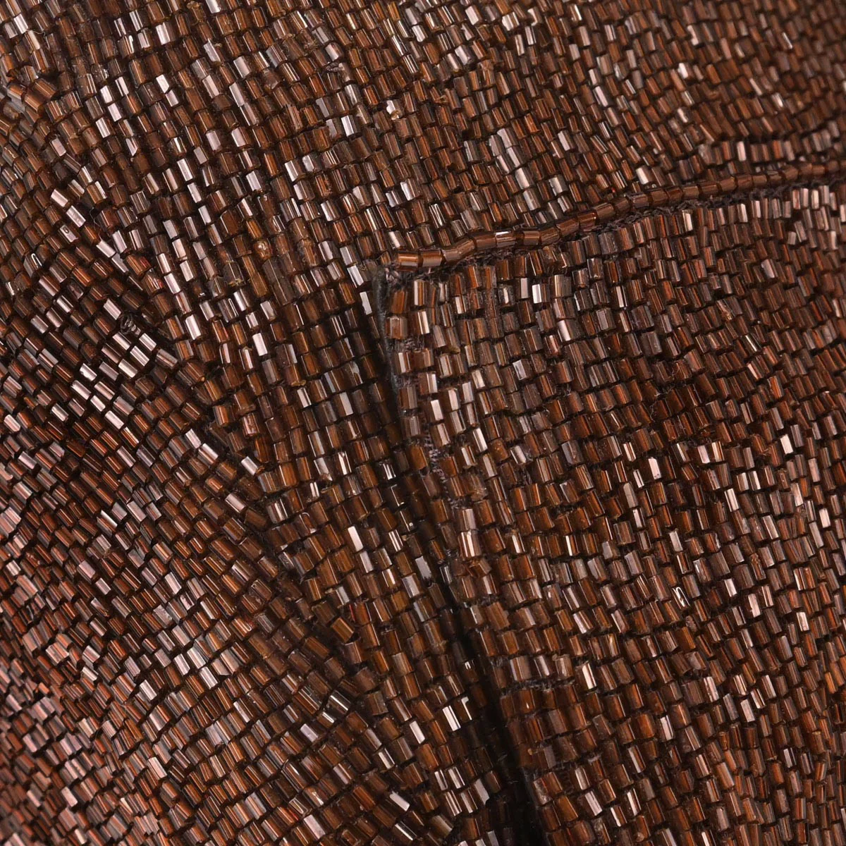 Fendi Brown Beads Mamma Baguette Handbag - Image 5