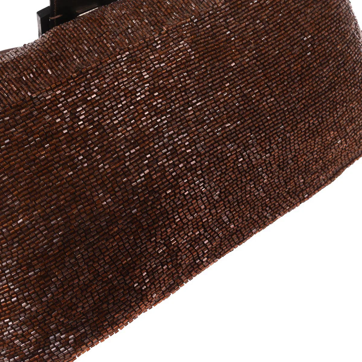Fendi Brown Beads Mamma Baguette Handbag - Image 8