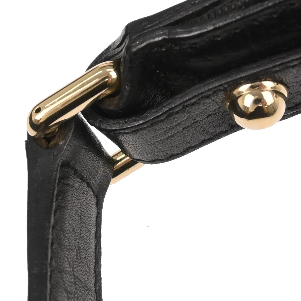 Gucci Black GG Horsebit Handbag - Image 6