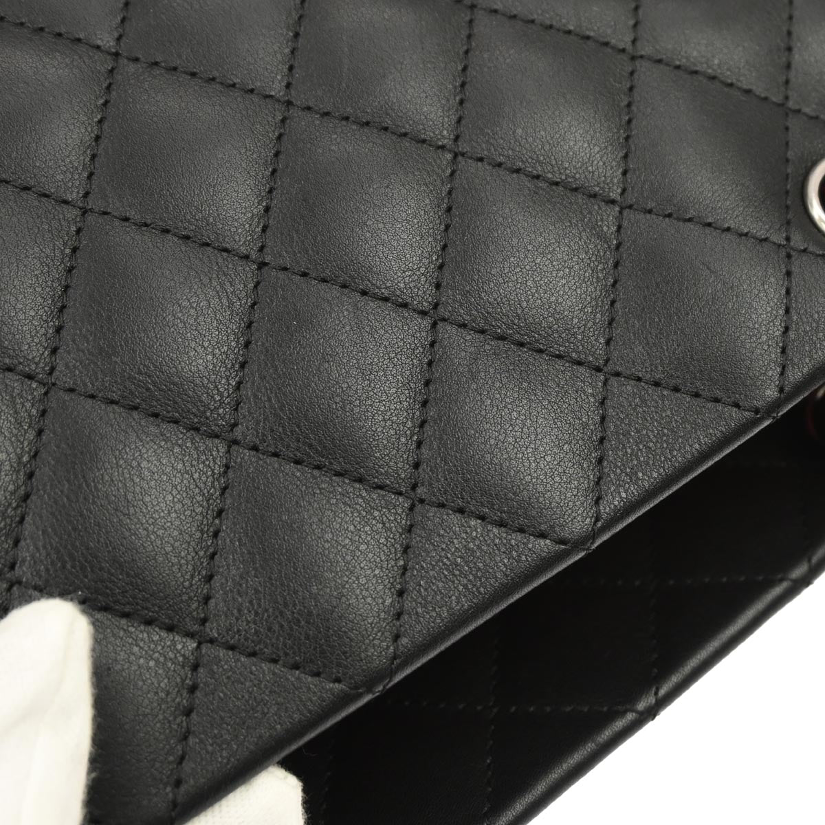 Chanel Black Calfskin Cambon Ligne Tote Handbag - Image 3