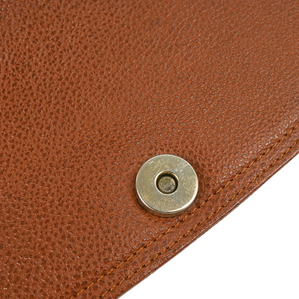 Yves Saint Laurent Brown Leather Shoulder Bag - Image 10