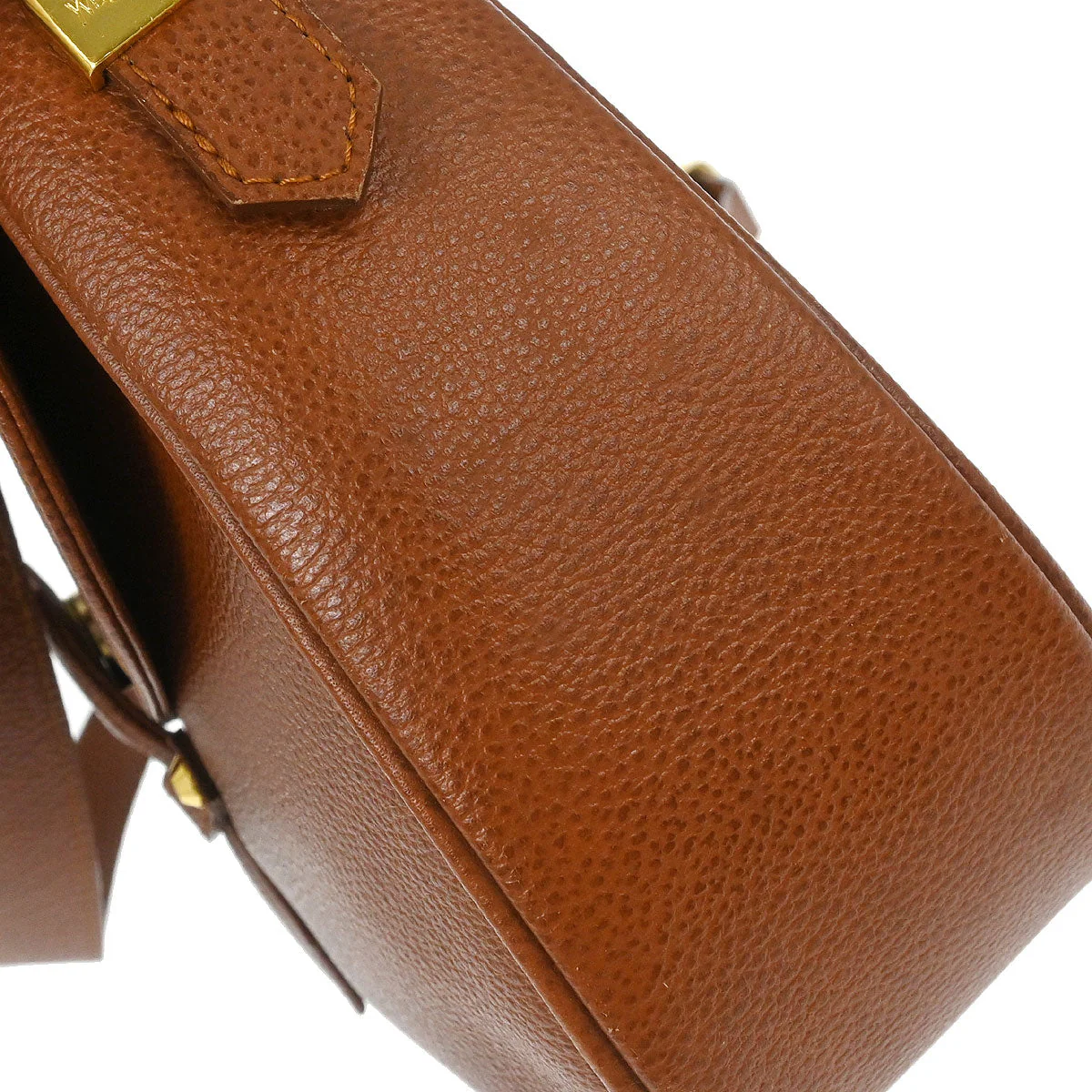 Yves Saint Laurent Brown Leather Shoulder Bag - Image 6