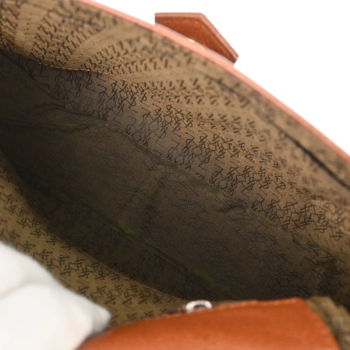 Yves Saint Laurent Brown Leather Shoulder Bag - Image 8