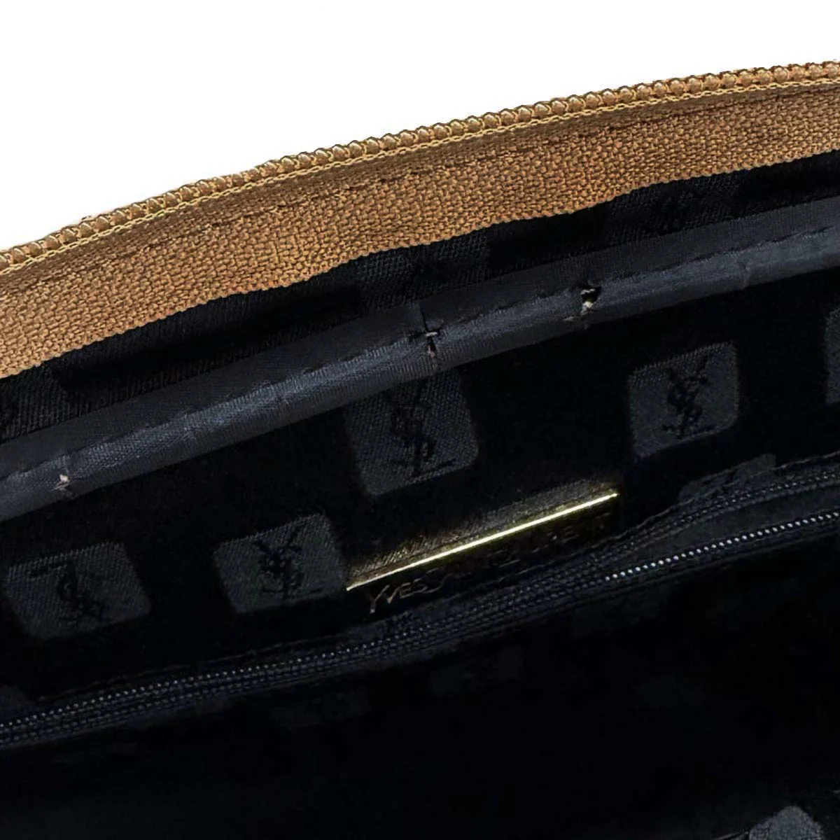Yves Saint Laurent Black Leather Duffle Handbag - Image 11